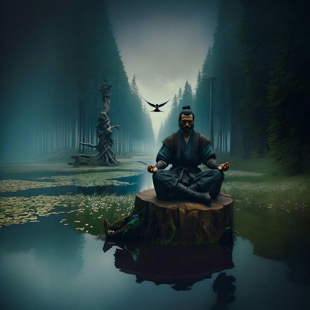 Meditation In The Forest