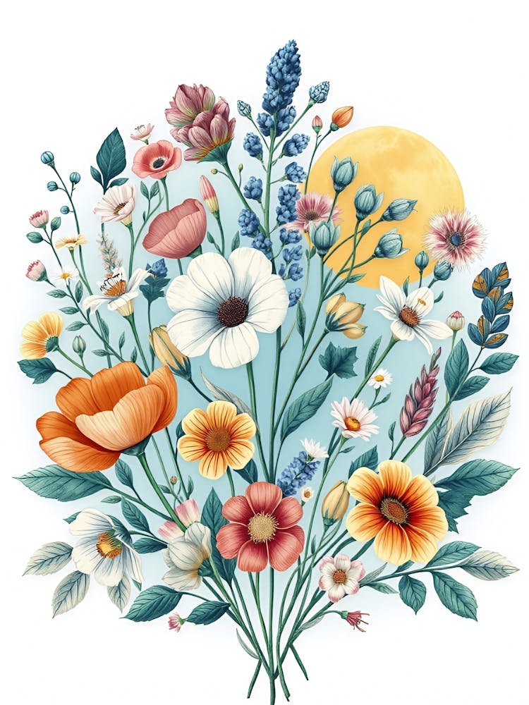 Watercolor Flowers 6