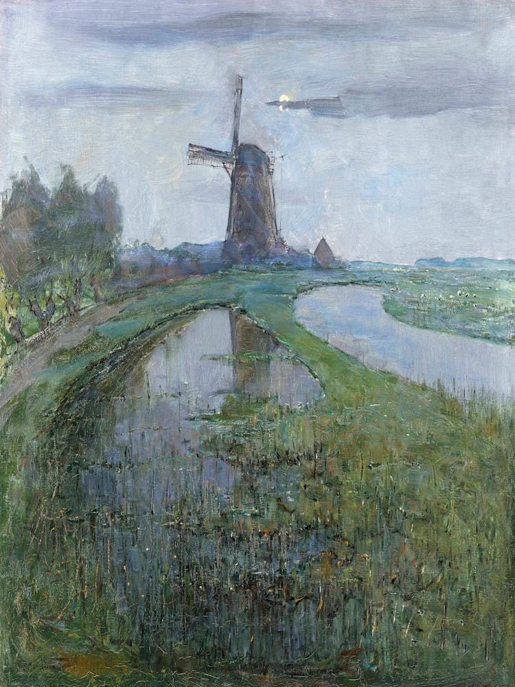 Windmill By The Water