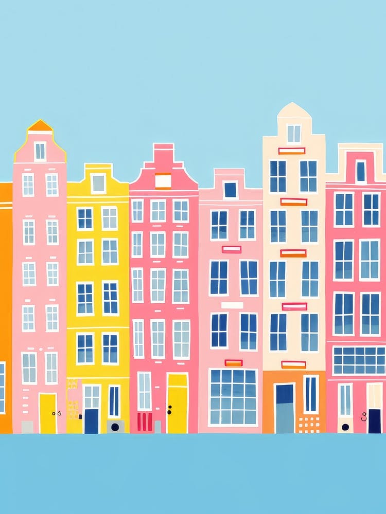 Amsterdam Colourful View 3