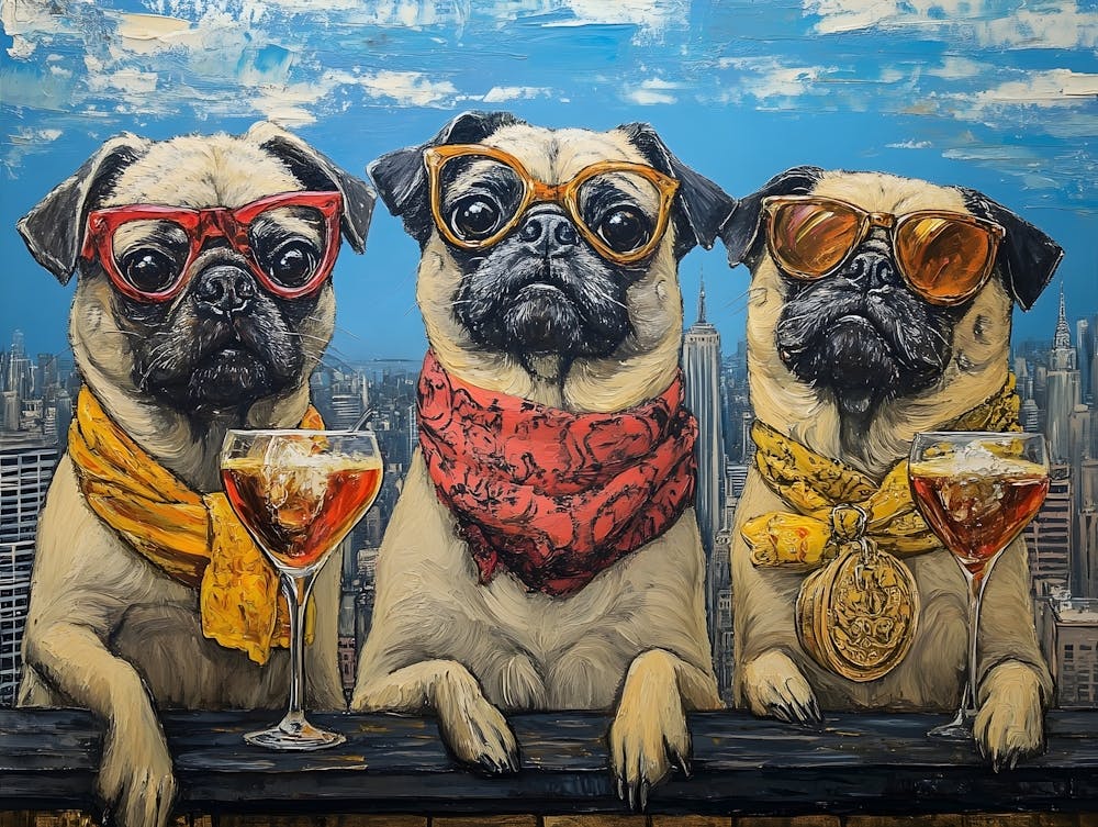 Elegant Pugs 4