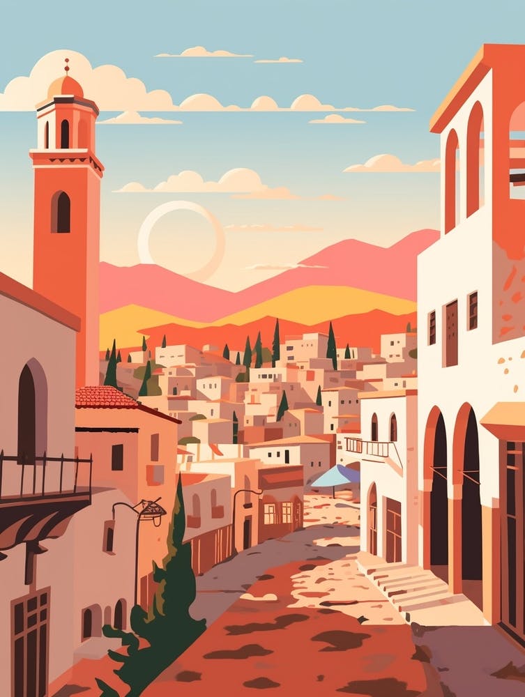 Algeria 3 Travel Illustration
