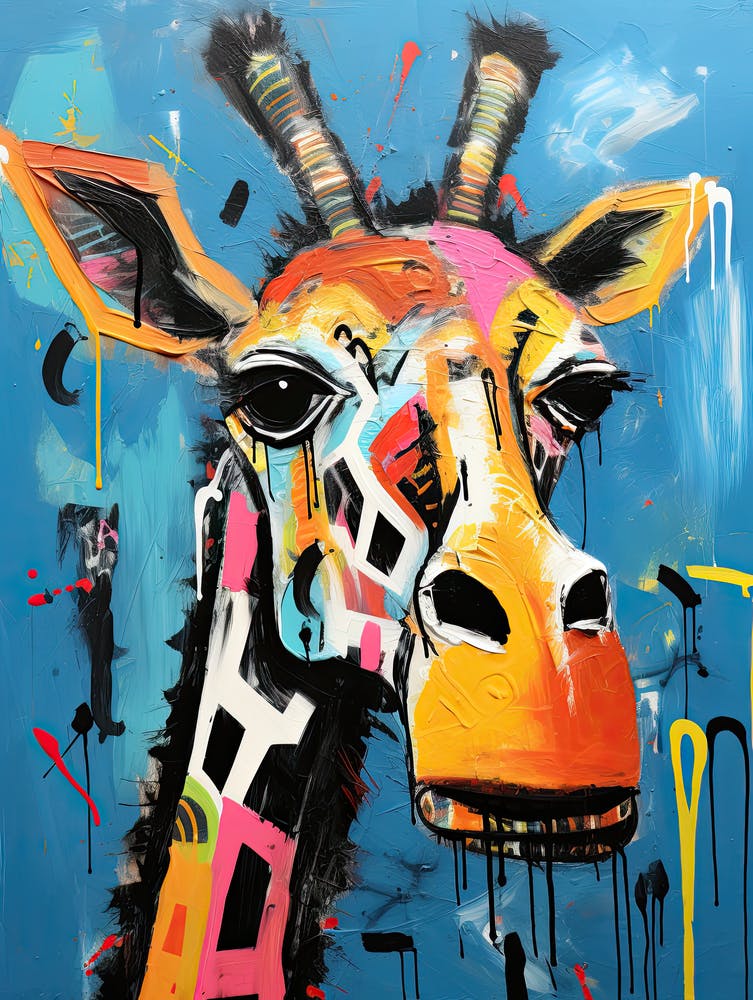 Giraffe Street art