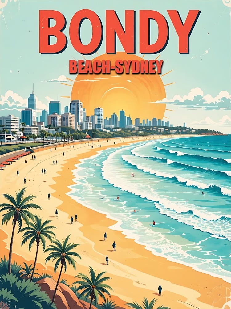 Sydney Vintage Travel Poster 1