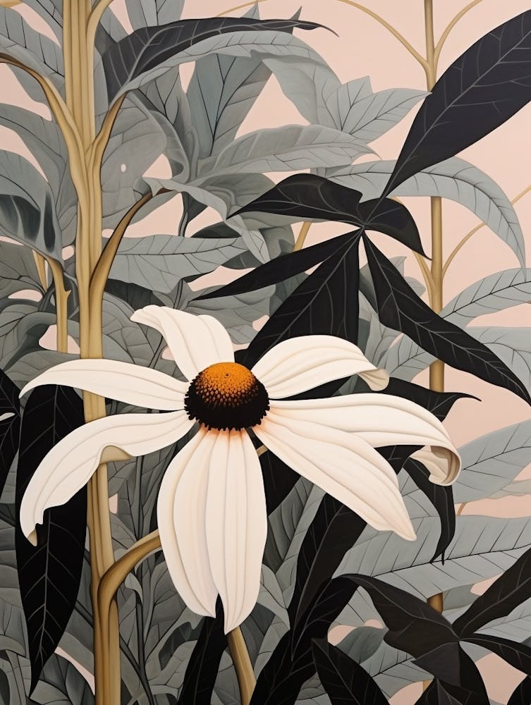 Flower Illustration Black Eyed Susan 2