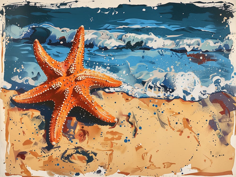 Starfish On The Beach 1
