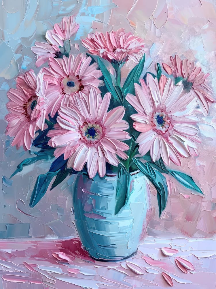 A World Of Flowers Gerbera 1 Painting