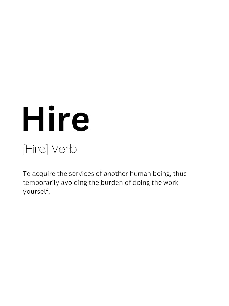 Hire Definition Meaning