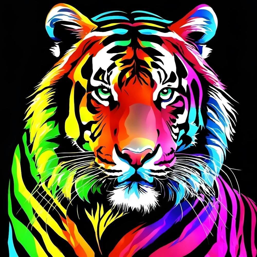 Regenbogen-Tiger 1