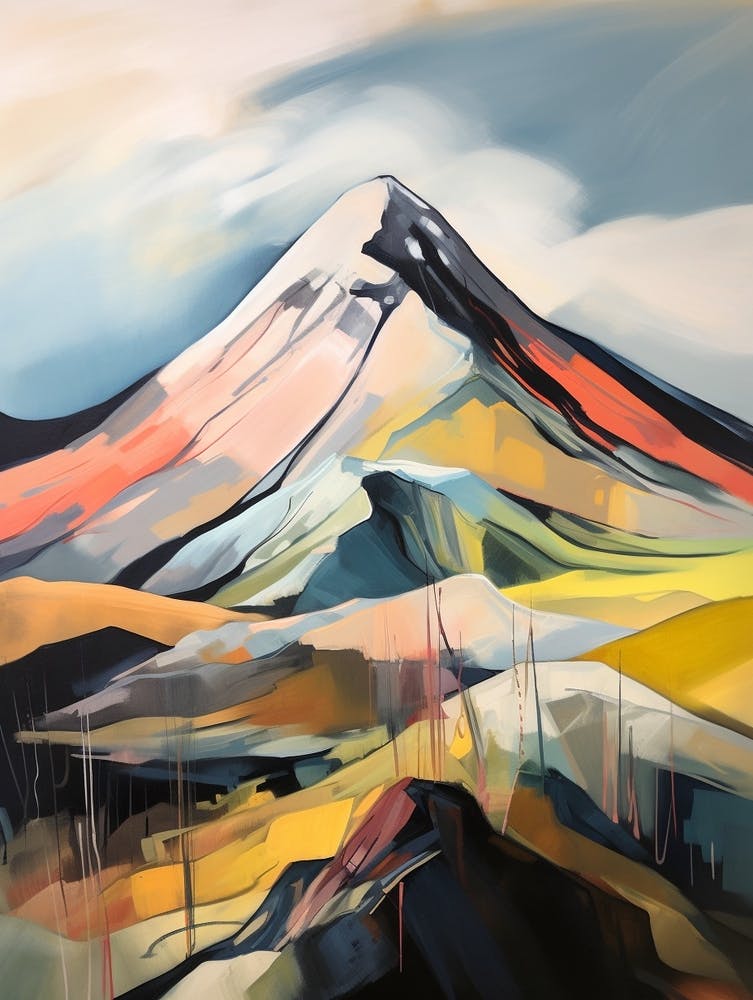 Beinn Mhanach Scotland 3 Mountain Painting