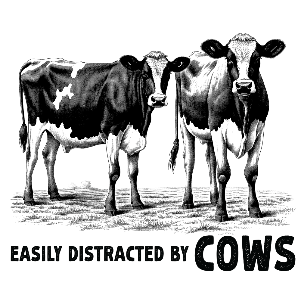Easily Distracted By Cows