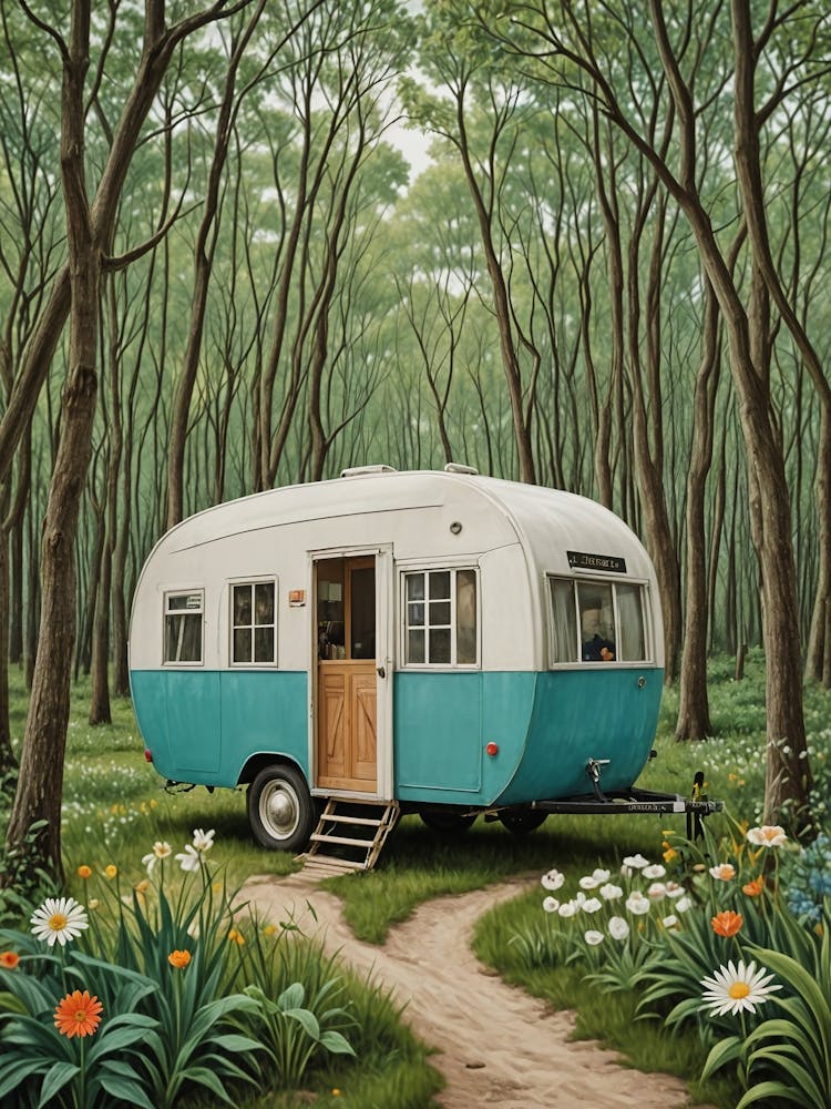 Trailer In The Woods