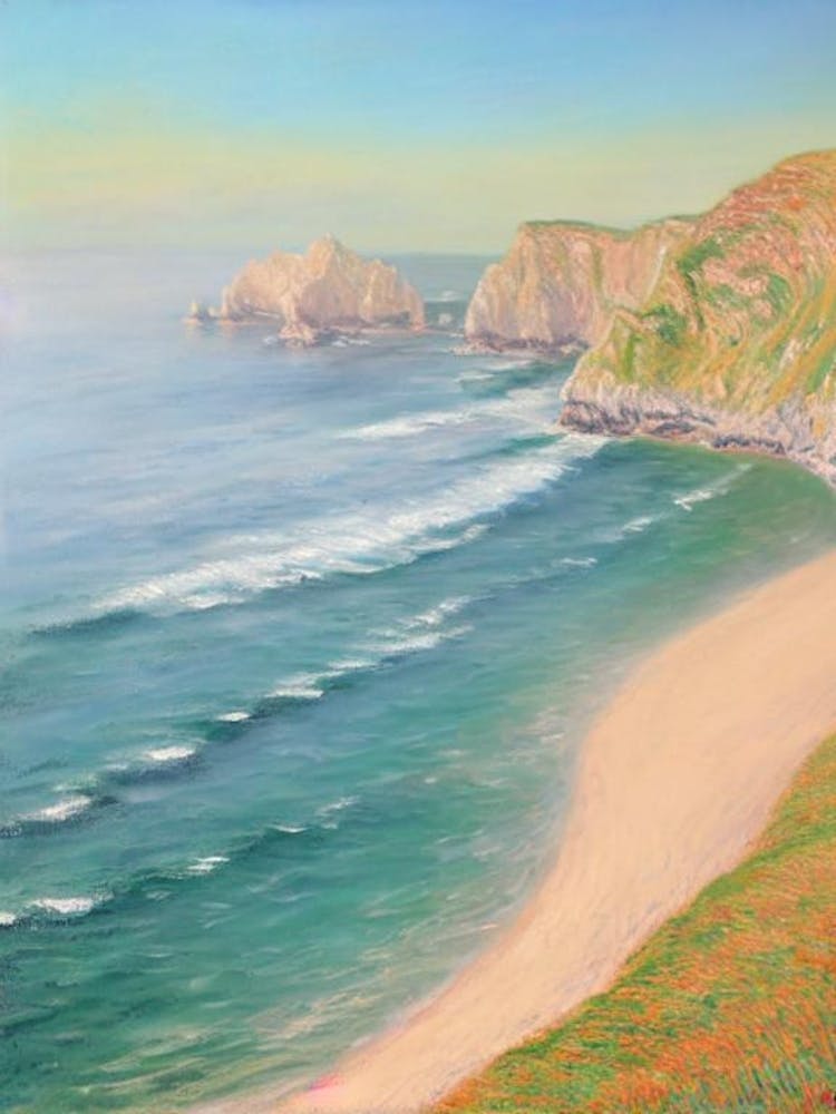 Durdle Door Beach Dorset Style Monet