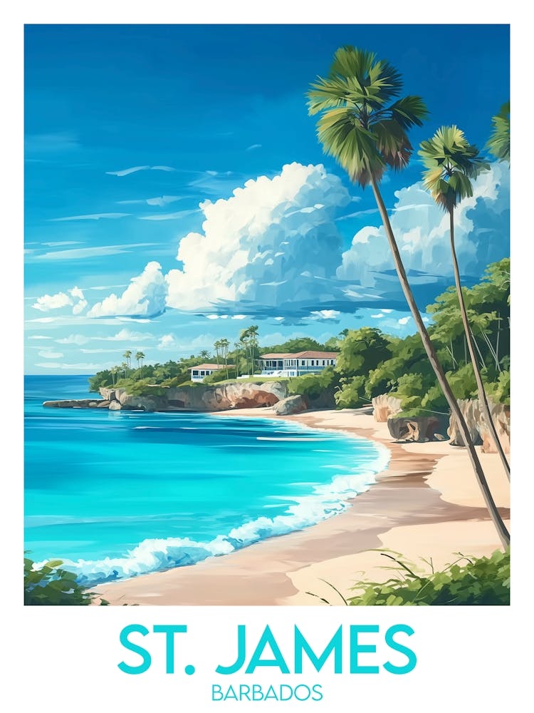 Affiche de voyage St James