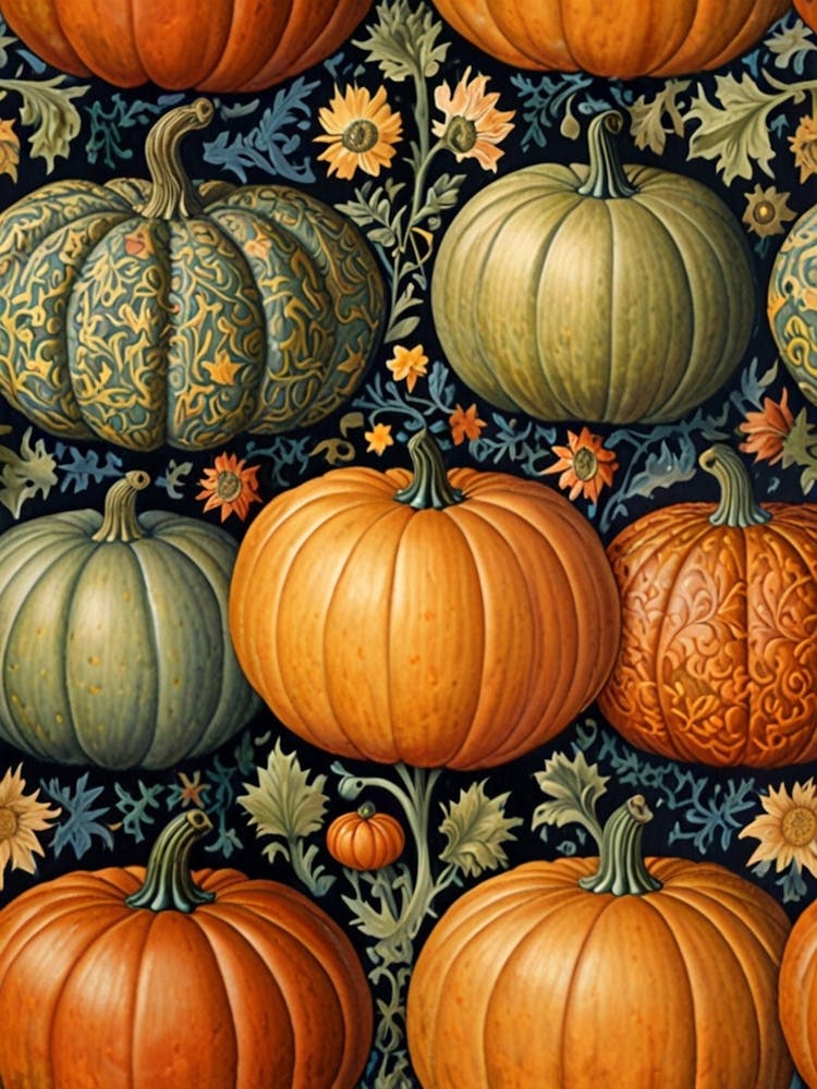 William Morris Pumpkins 1