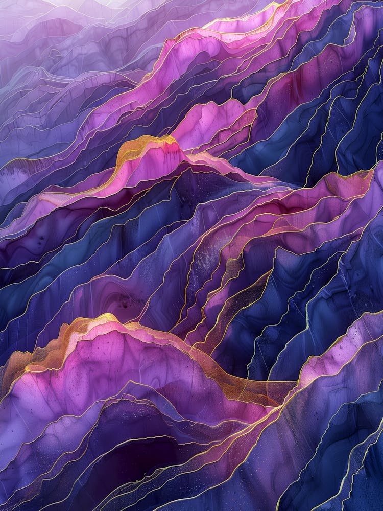 Abstract Of Mountains