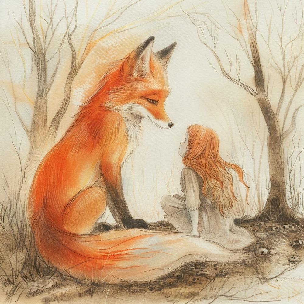 Fox And Girl
