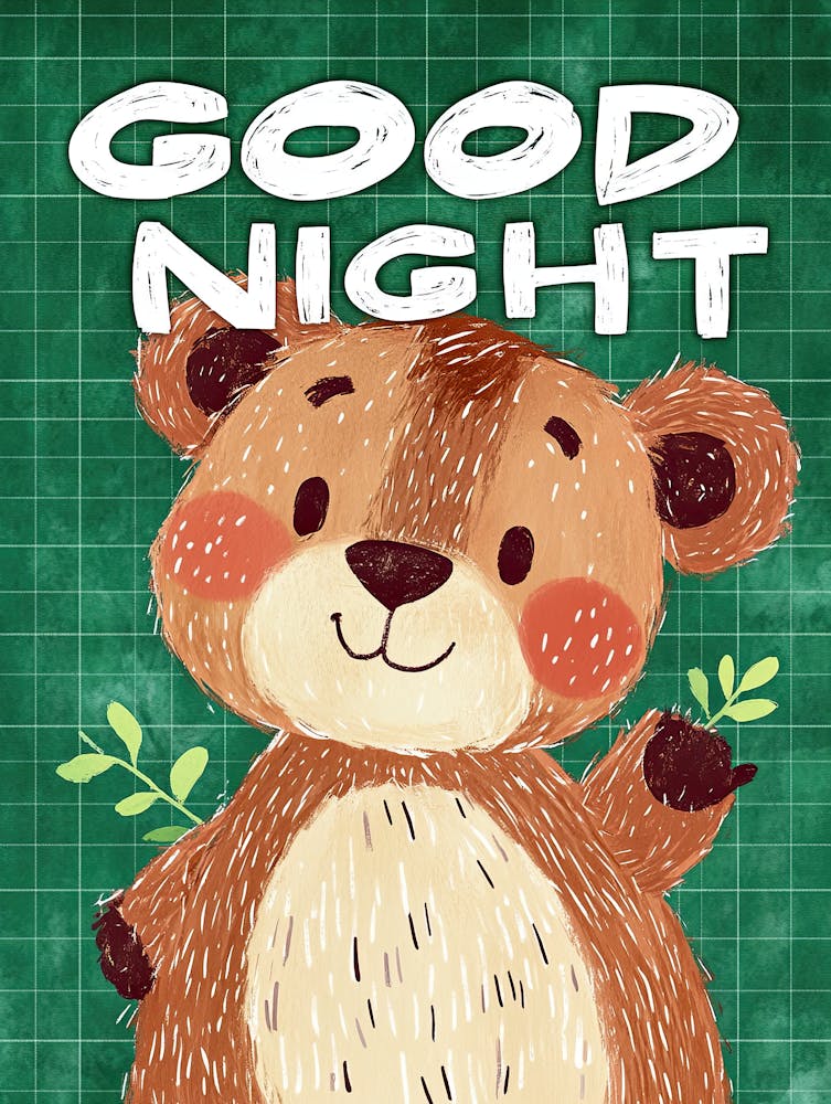 Lush Moon Good Night Children S Prints & Kids Posters