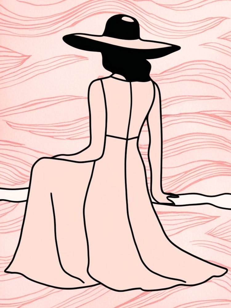 Woman In A Hat 4