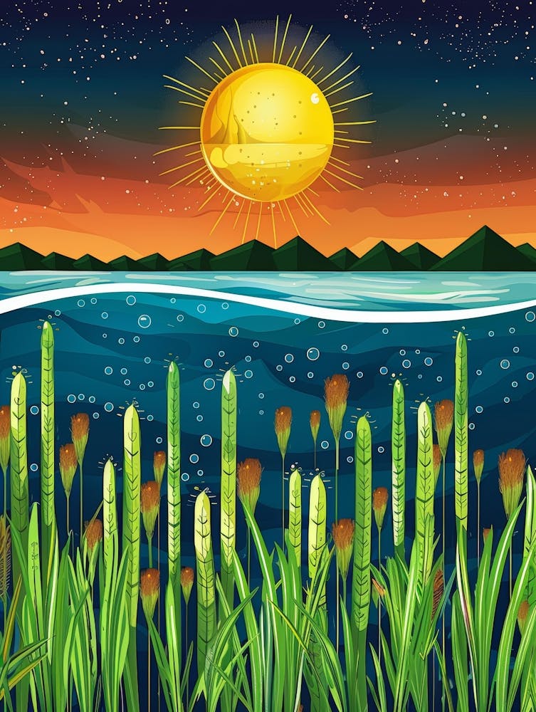 Reeds In The Water