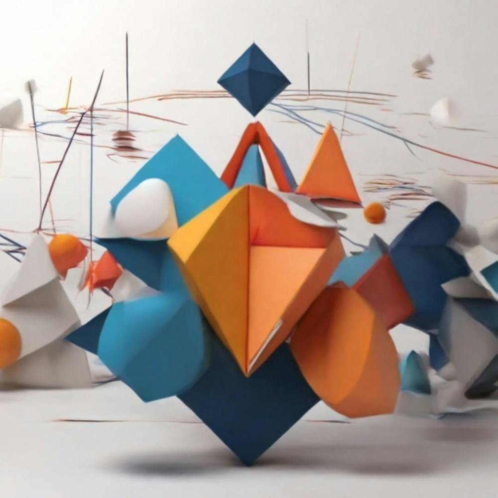 Captivating geometric shapes 4K,high quality