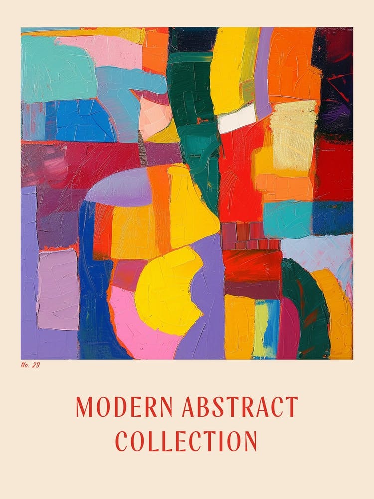 Affiche Collection Abstraite Moderne 29