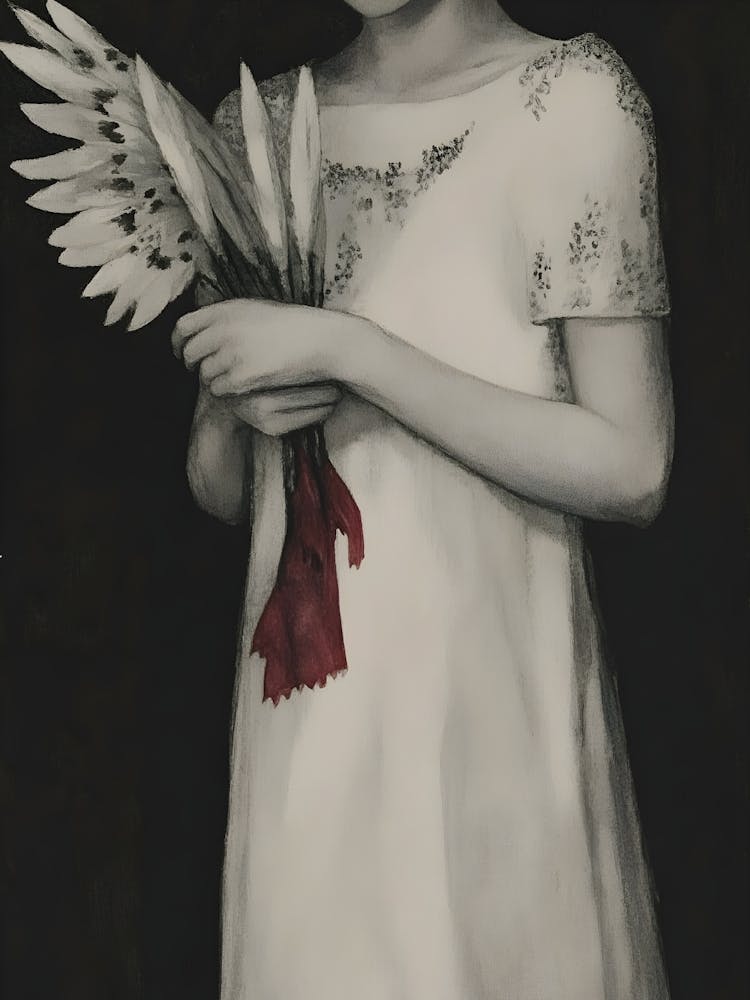 Girl With Feathers