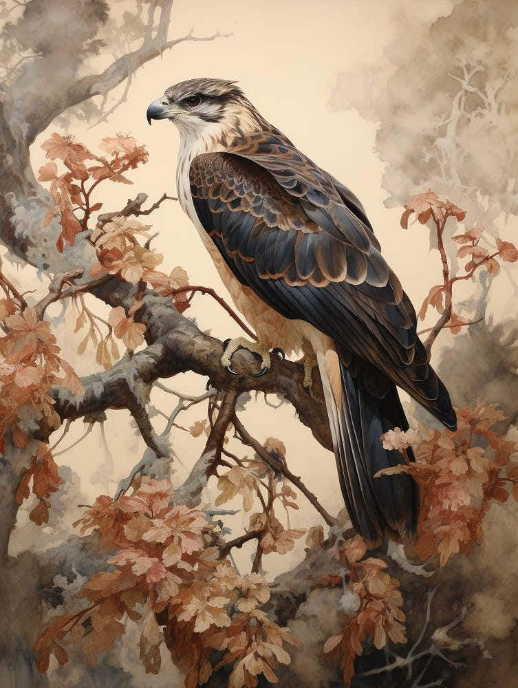 Dark And Moody Botanical Osprey 3