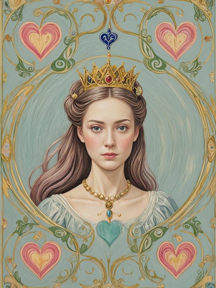 Queen Of Hearts Card