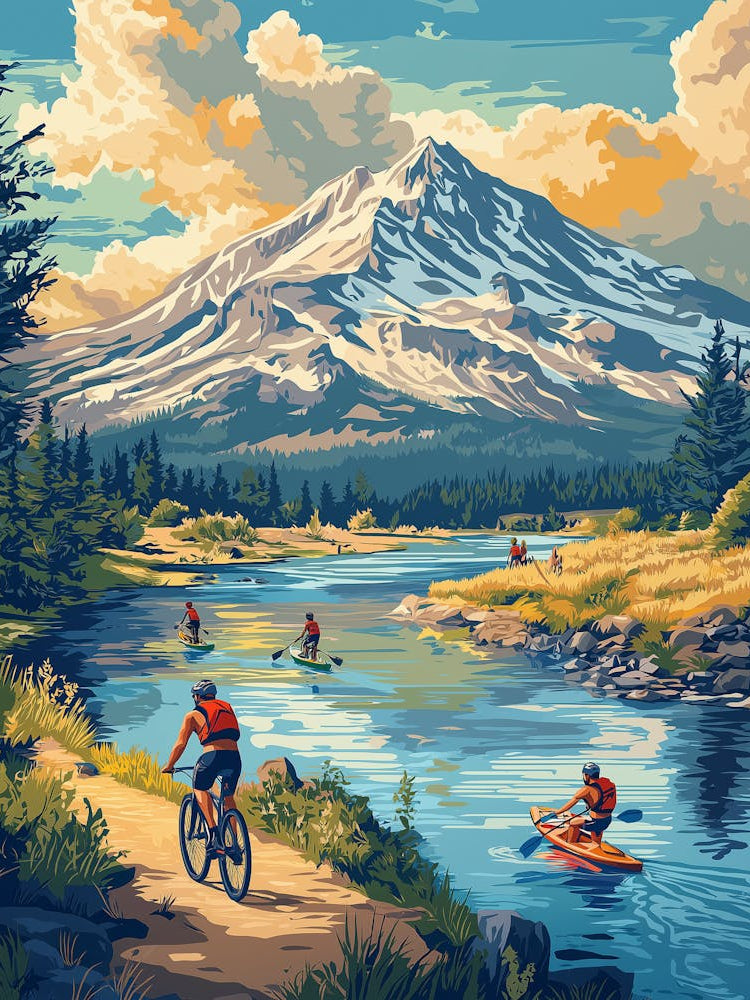 Mt Hood Painting