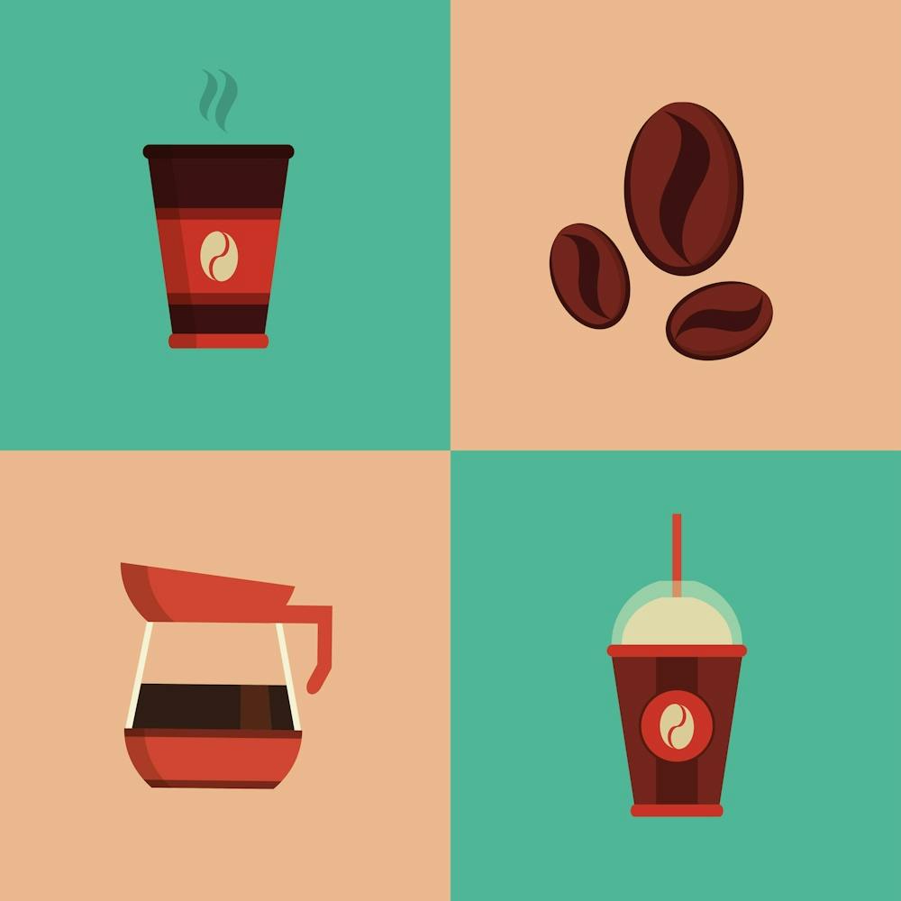 Kaffee-Icon-Set