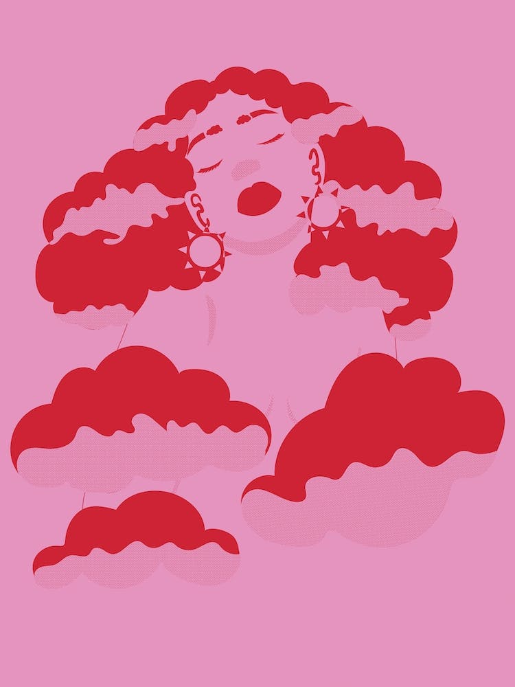 Head In The Clouds Pink
