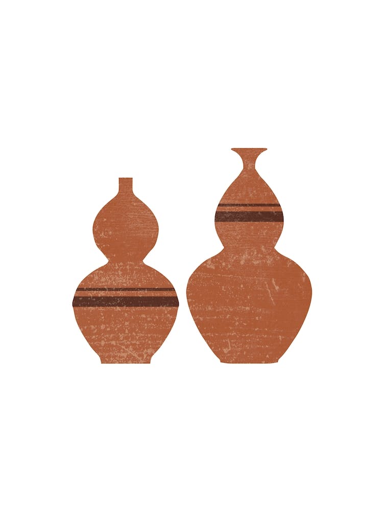 Minimal Double Bubble Vases