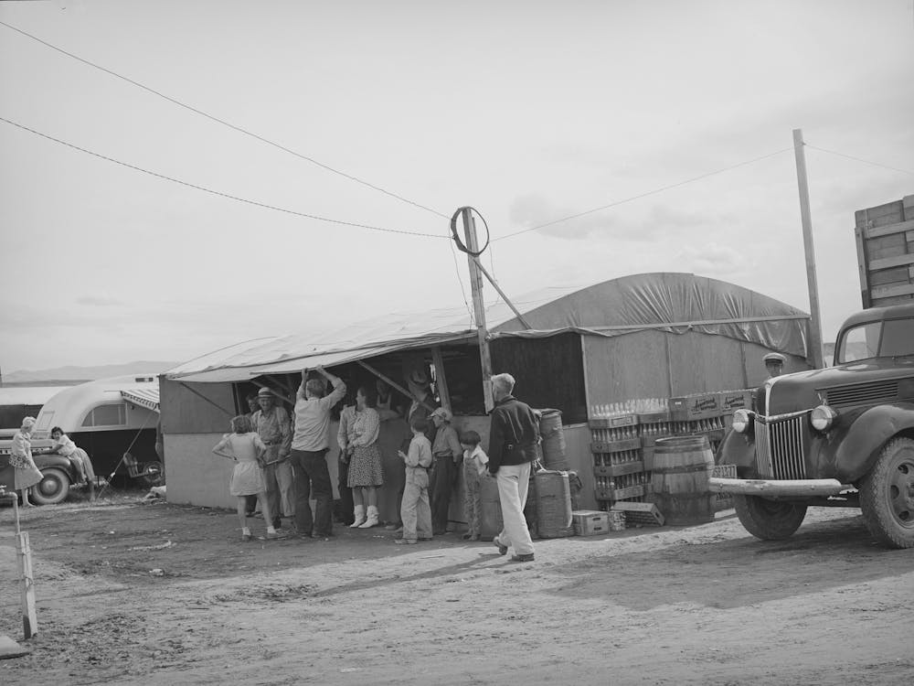 Commissary In The Labor Contractor S Pea Pickers Camp, Canyon County, Idaho By Russell Lee