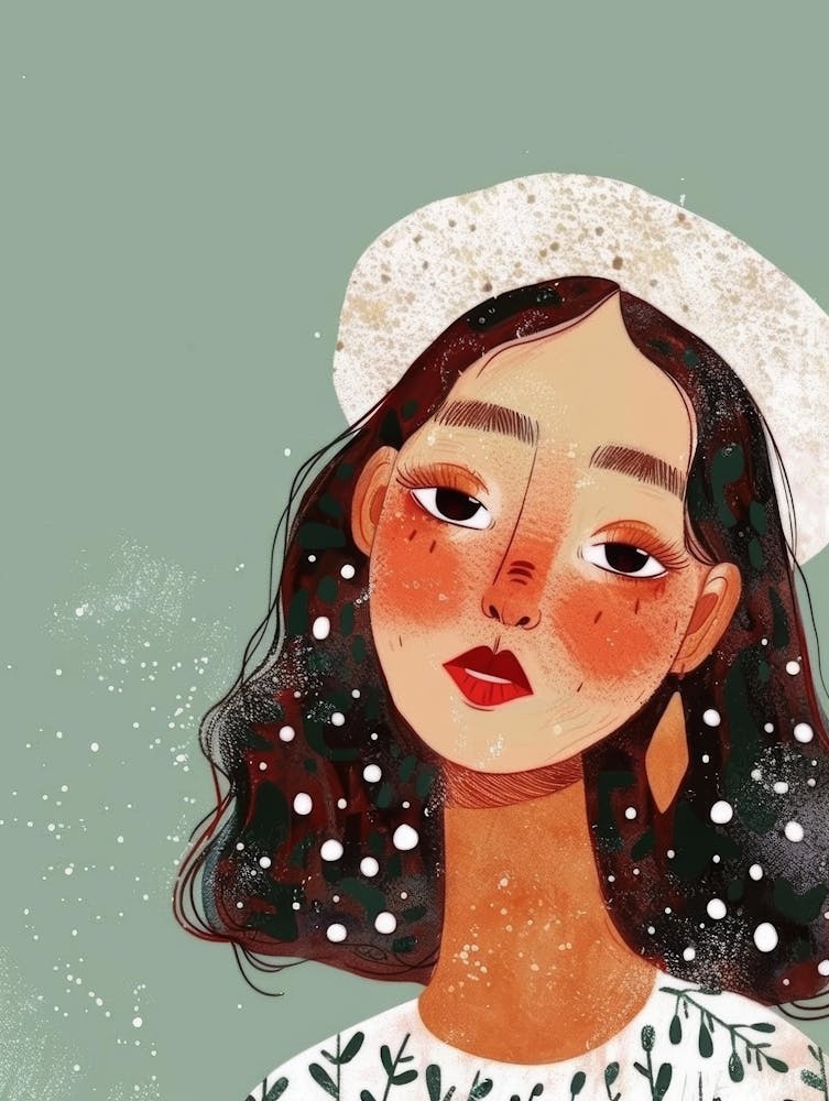 Illustration Of A Girl 4