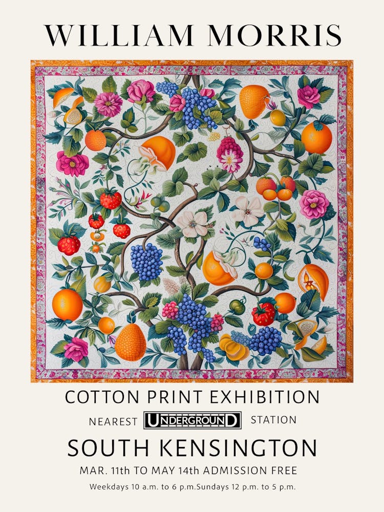 William Morris Fruit Tree Textile