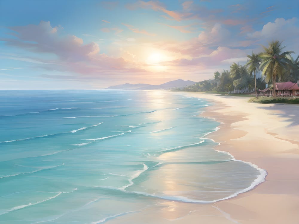 Sunset On The Beach