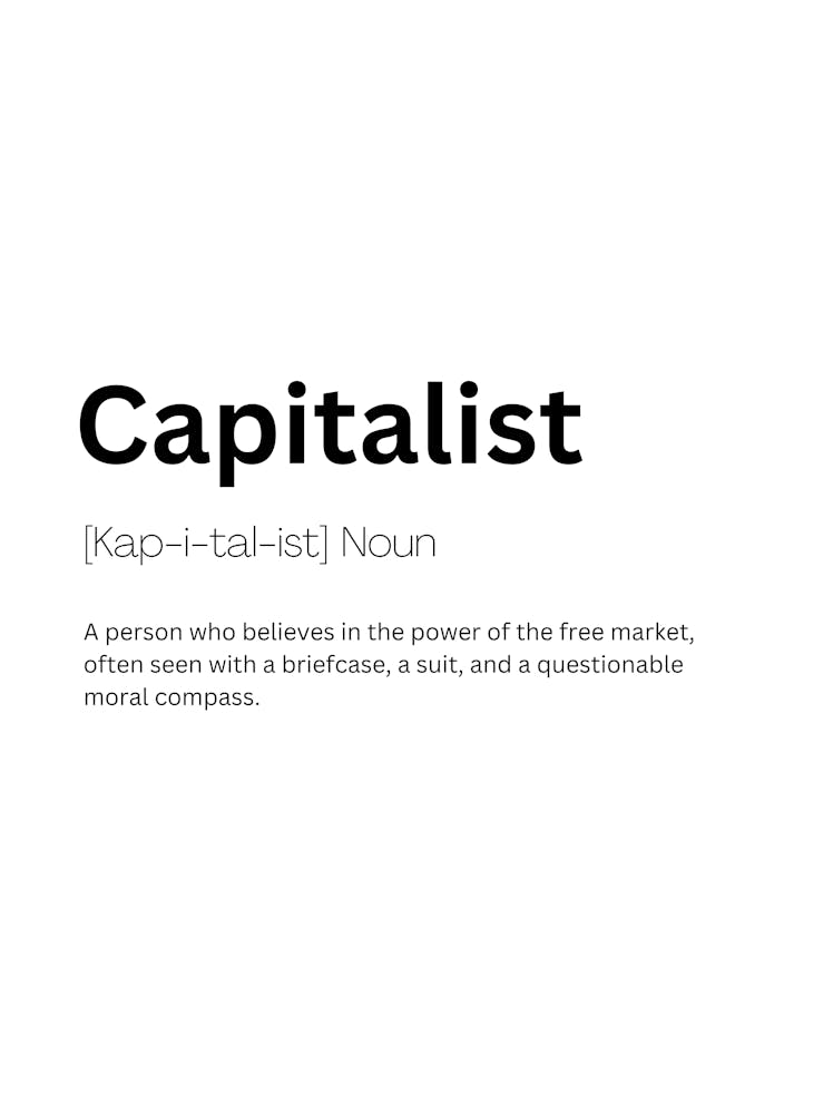 Capitalist Definition Meaning