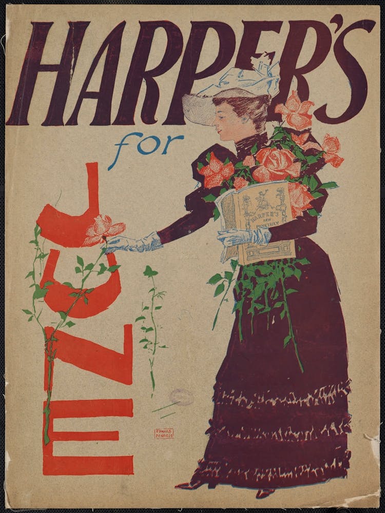 Harper's For June, Edward Penfield