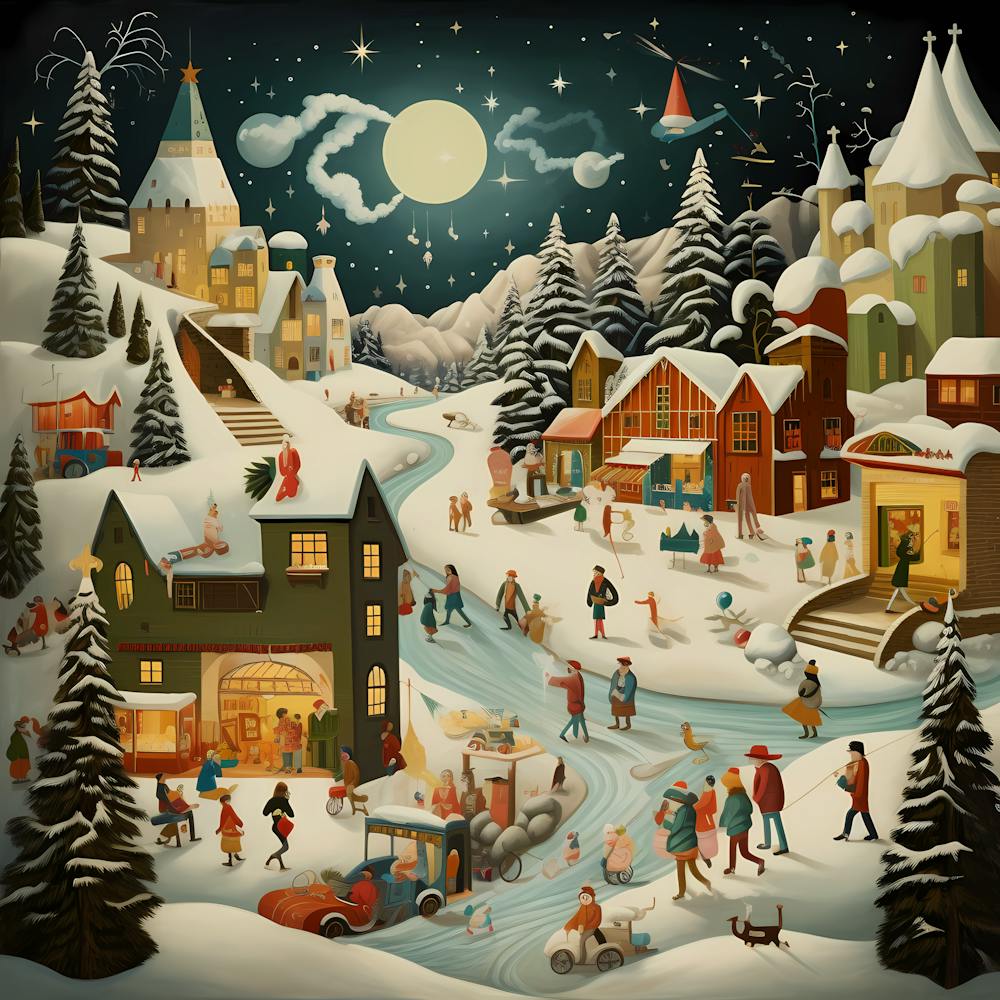 Snowflake Sonata in Sepia