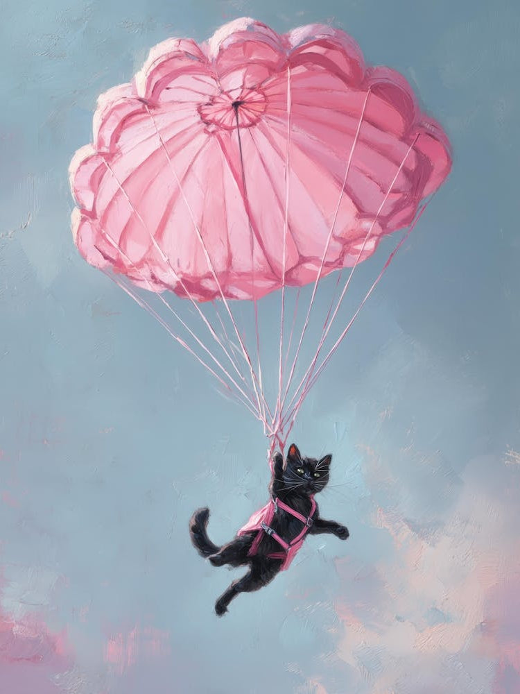 Parachute Cat