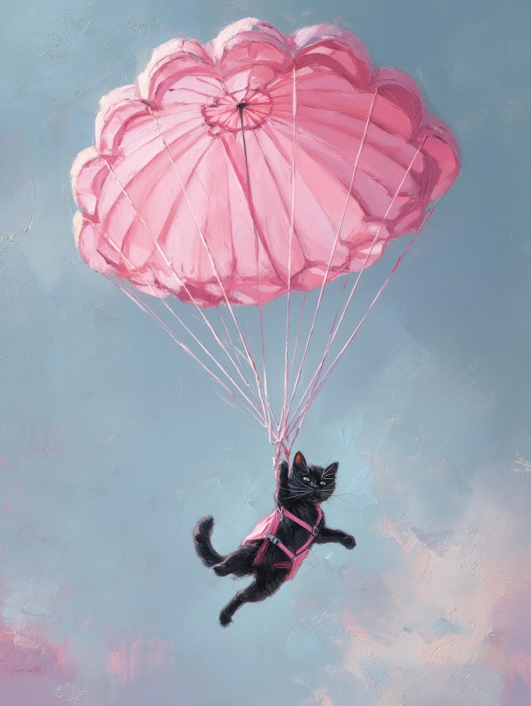 Parachute Cat