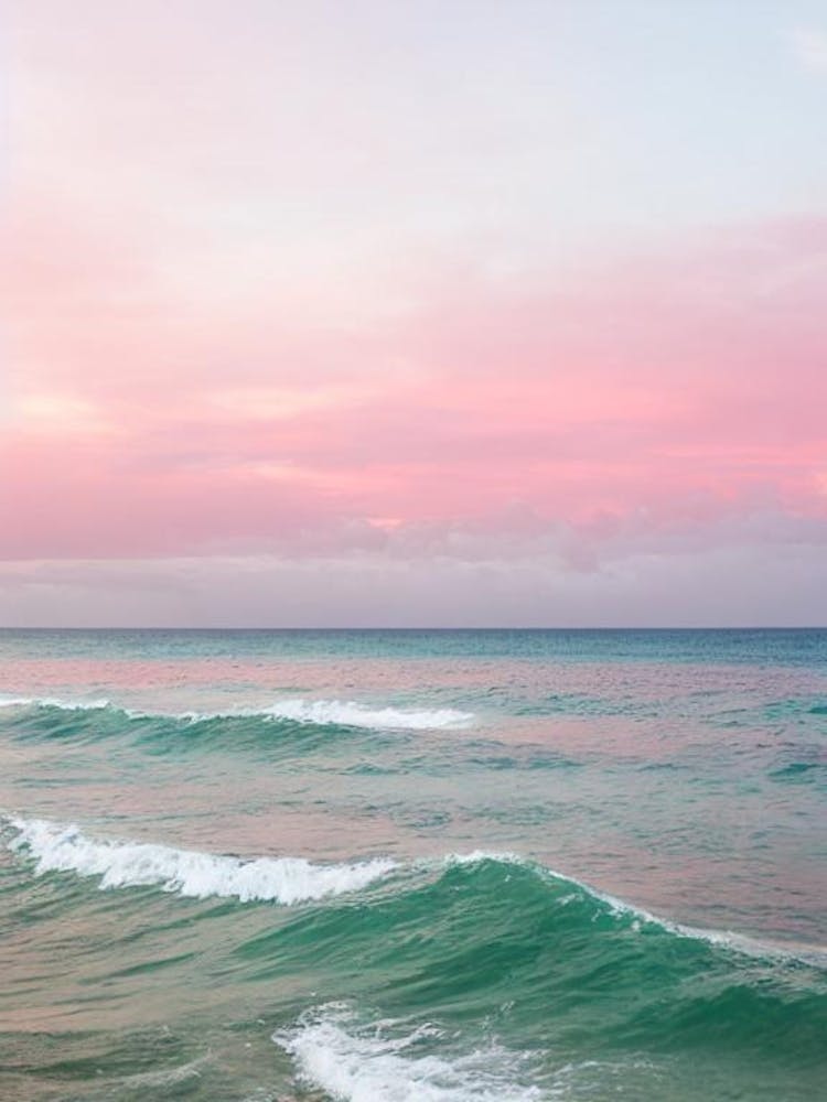 Englishman'S Bay, Tobago Pink Photography 1