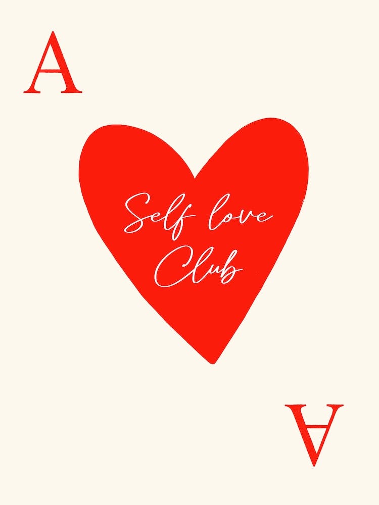 Self Love Club Playing Card