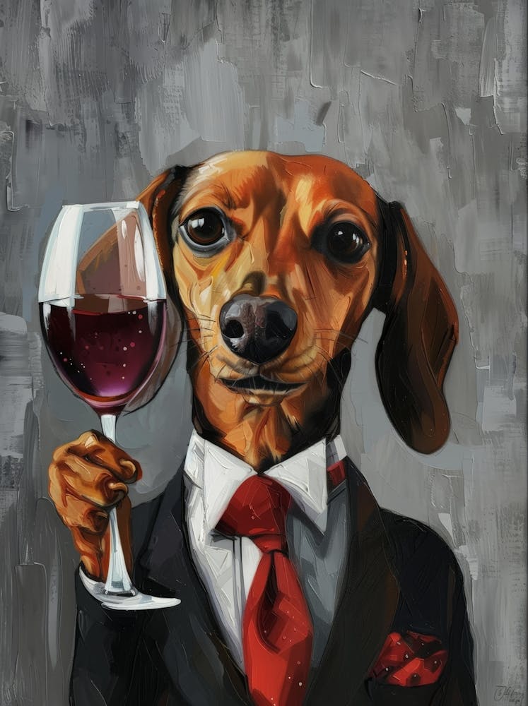 Dachshund Canvas Print