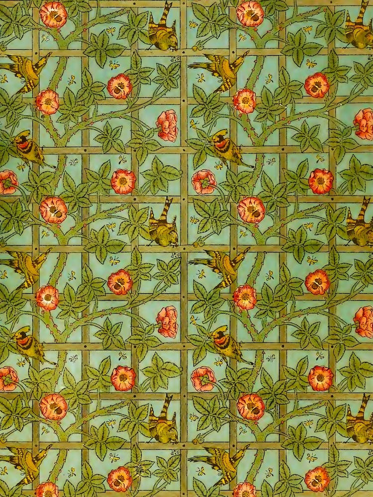 Trellis Vine, William Morris