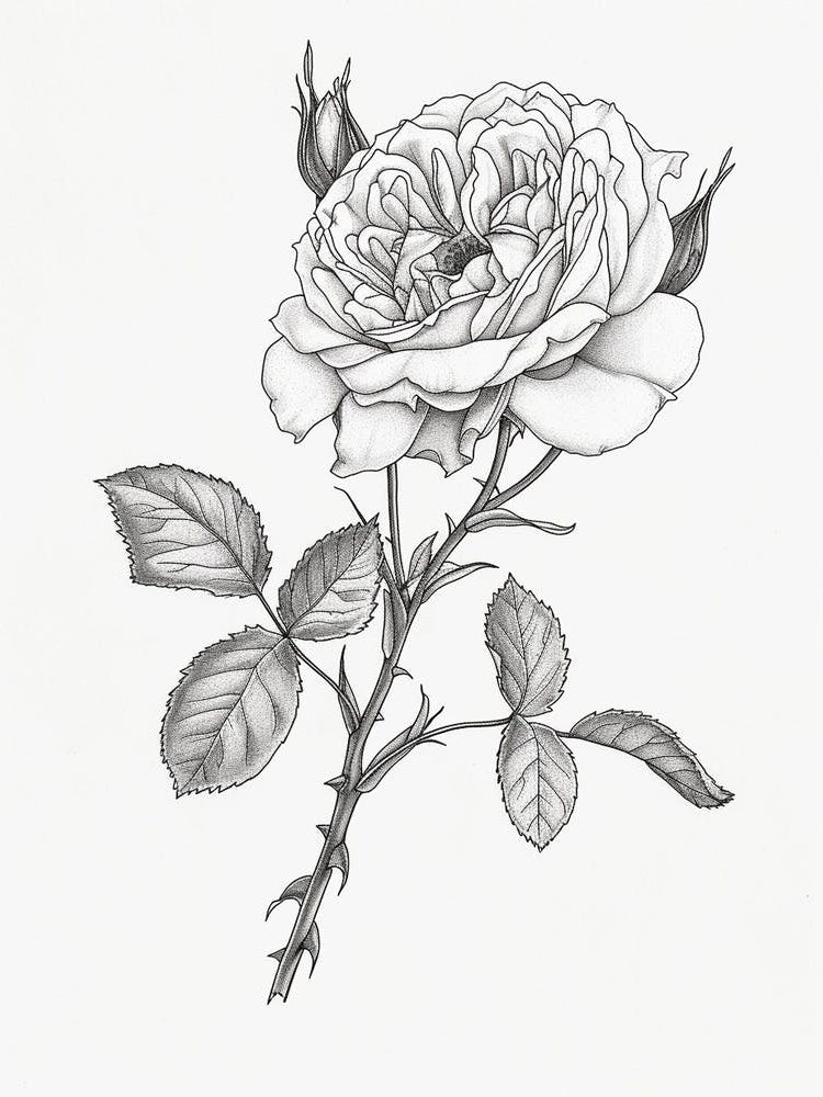 Roses Sketch 24