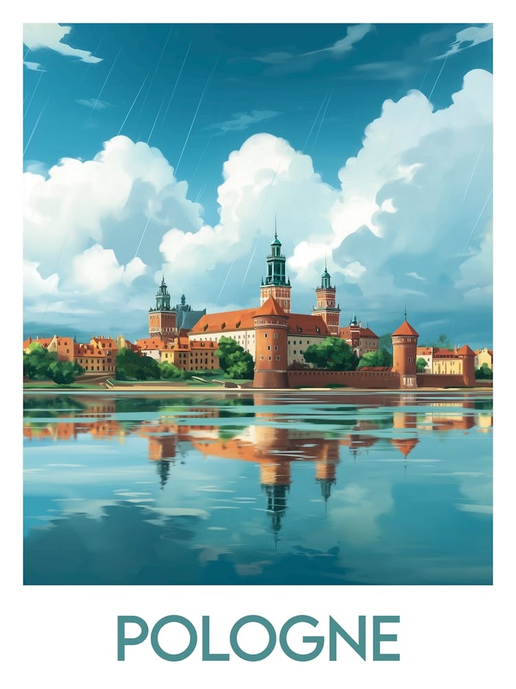 Affiche de voyage Pologne