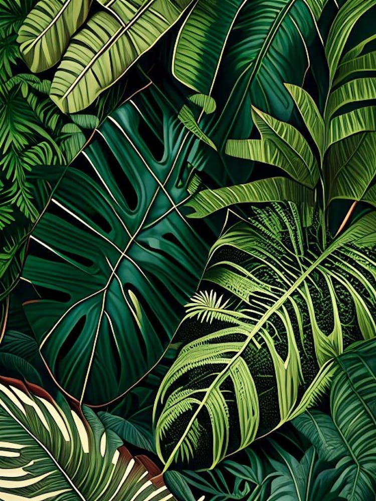 Jungle Foliage 5 Botanical