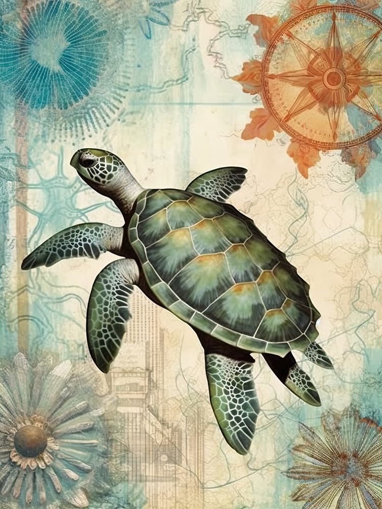 Beach House Sea Turtle  2